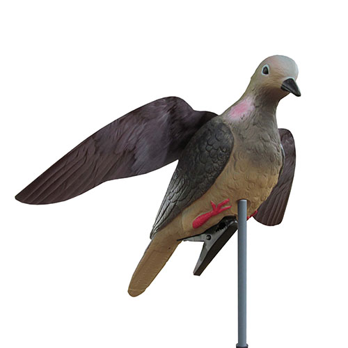 Single W/ stake Winged Dove Decoy Wing-It Decoys 